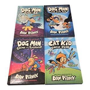 Dog Man and Cat Kid Book Collection L